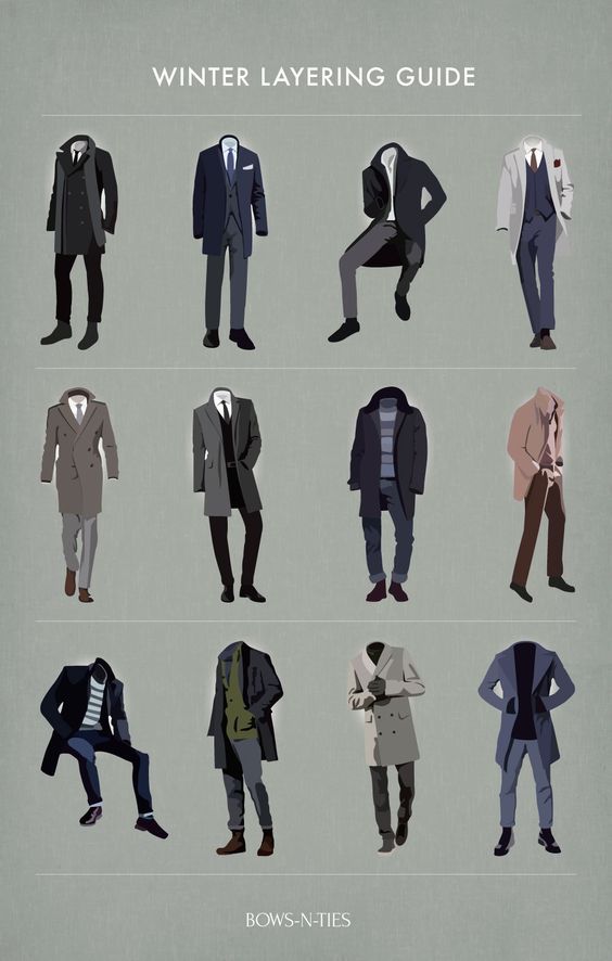 مدل لباس زمستانی مردانه شیک | اسپرت و رسمی + راهنمای ست کردن