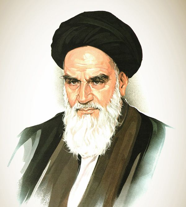 عکس پروفایل امام خمینی (ره) به مناسبت دهه فجر انقلاب اسلامی