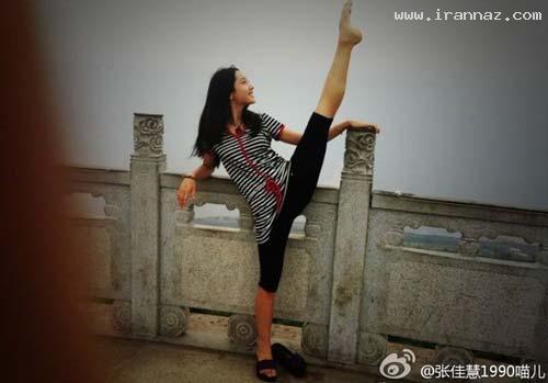انعطاف پذیری باورنکردنی بدن دختران چینی (+تصاویر)