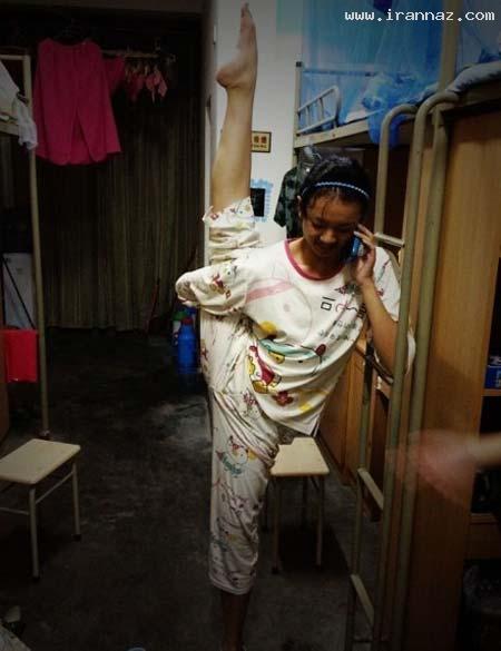 انعطاف پذیری باورنکردنی بدن دختران چینی (+تصاویر)