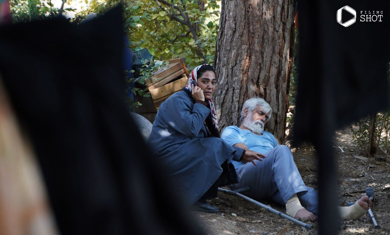حسین پاکدل در نمایی از فیلم شکار حلزون