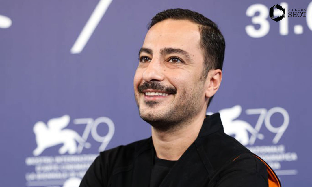 نوید محمدزاده در فوتوکال فیلم شب داخلی دیوار جشنواره ونیز 2022