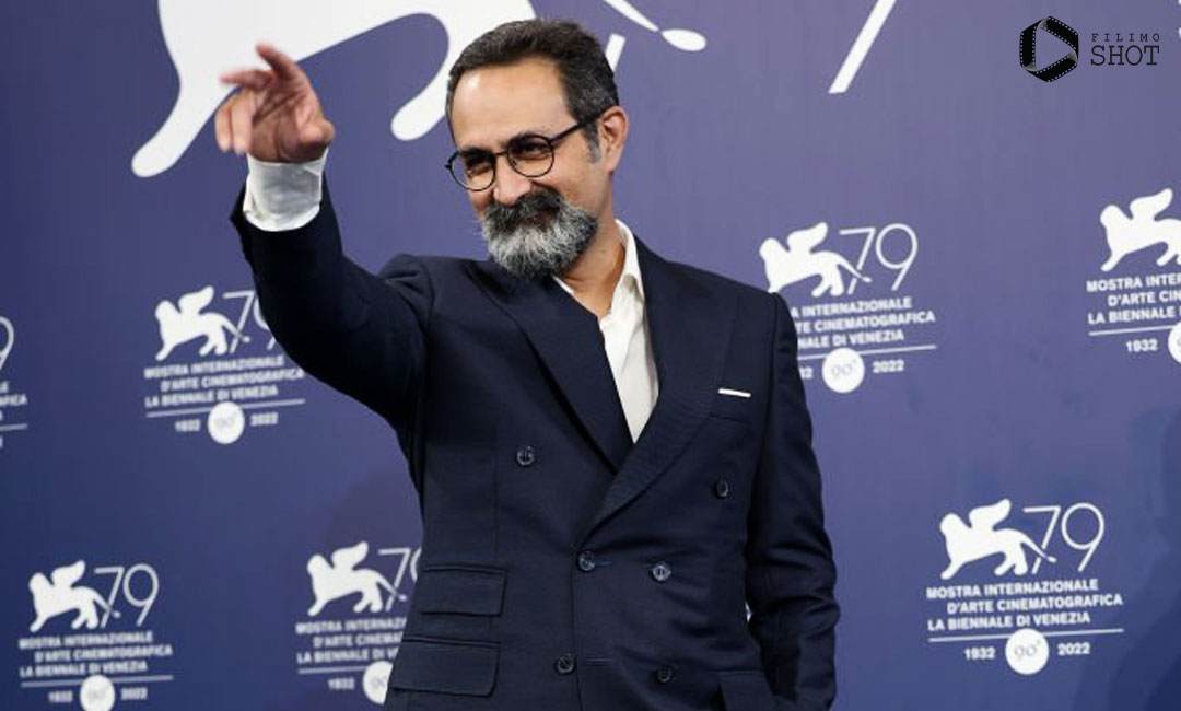 وحید جلیلوند در فوتوکال فیلم شب داخلی دیوار جشنواره ونیز 2022