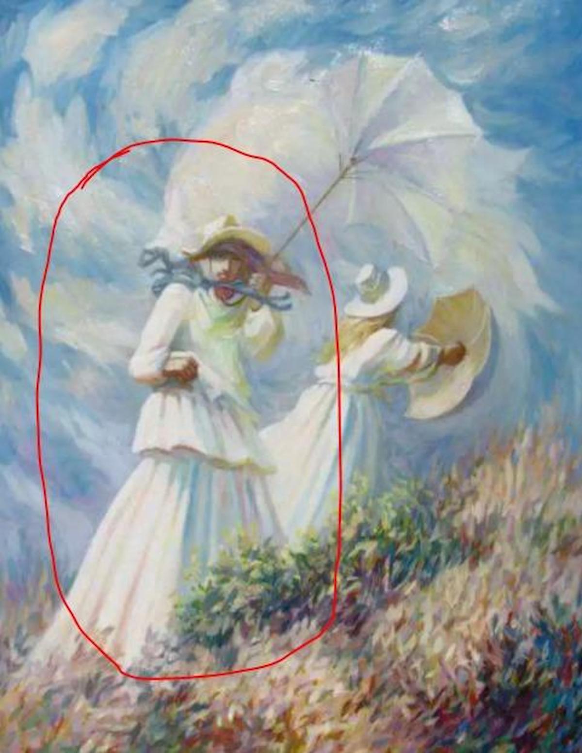 دیدن زن با چتر شکسته